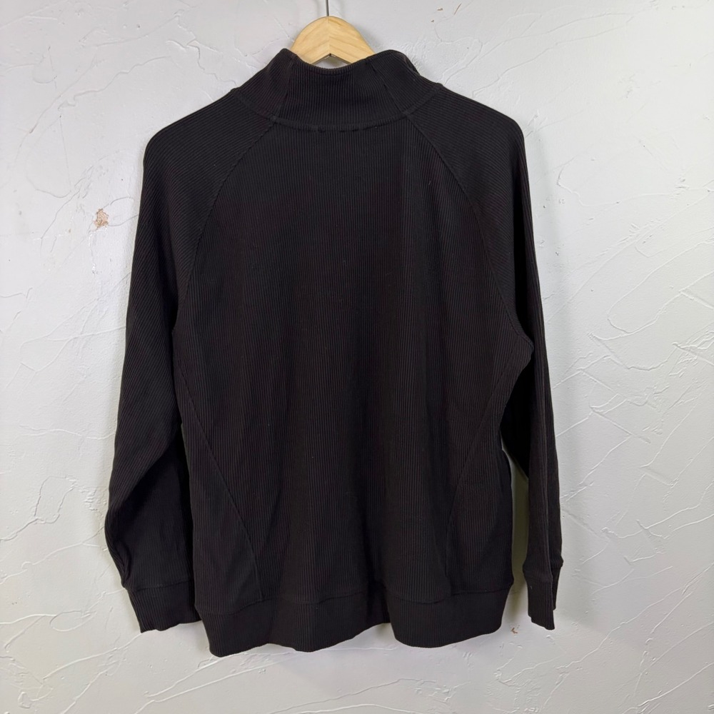 Woolx Luca Quinn Lounge Set Base Layer Women S/M Brown Ribbed Merino Wool - Picture 3 of 16